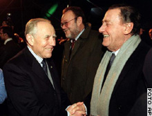 Carlo Azeglio Ciampi con Alberto Sordi 