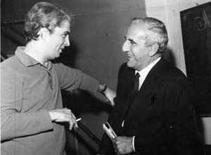 Srgio Britto e o italiano Adolfo Celi, que morreu em 1986 